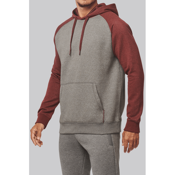 Proact | Adult two-tone hooded sweatshirt
